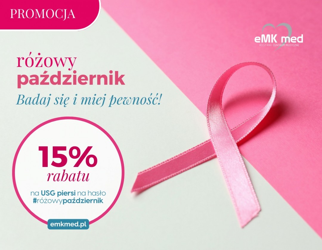 USG piersi z okazji Różowego Października 15% taniej!